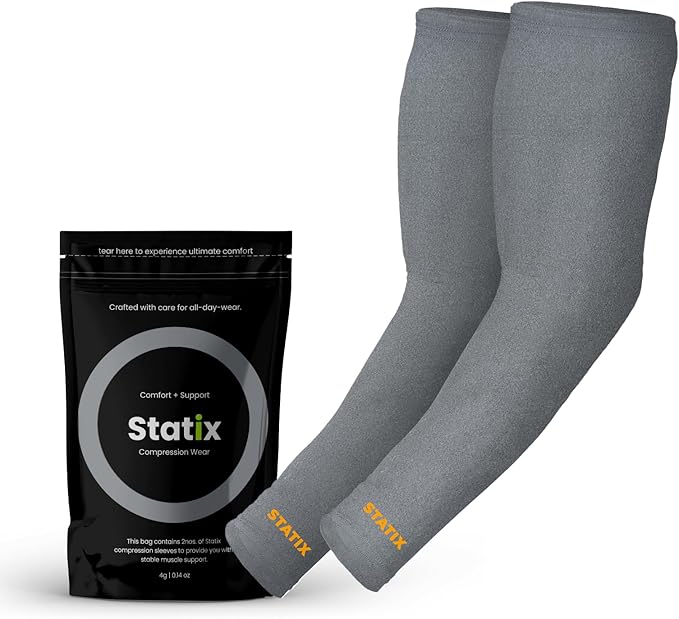 SPRYNG Statix Arm Sleeves for Men and Women Sun Protection Sports Sleeves for Tattoo Cover Gardening & Outdoor Use S to 3XL
