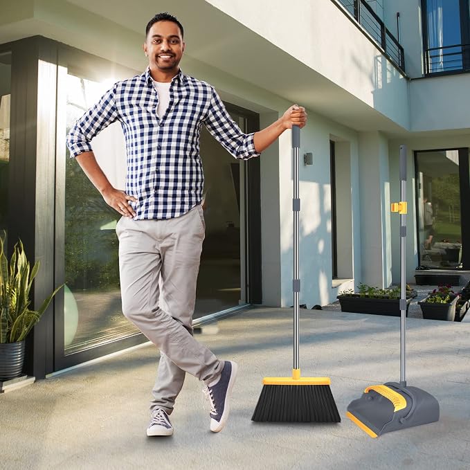 Upgrade Broom and Dustpan Set, Broom - Image 7