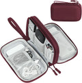 FYY Electronic Organizer, Travel Tech Pouch Bag, Cable Organizer Wine Red | by FYY