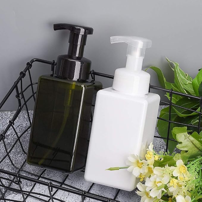 Foaming Soap Dispenser, 22oz Plastic Refillable Pump Bottle, 2 Pack, Shampoo & - Image 7