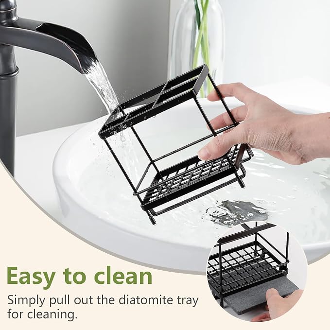 Electric Toothbrush Holders for Bathrooms Toothpaste Organizer, Removable - Image 4