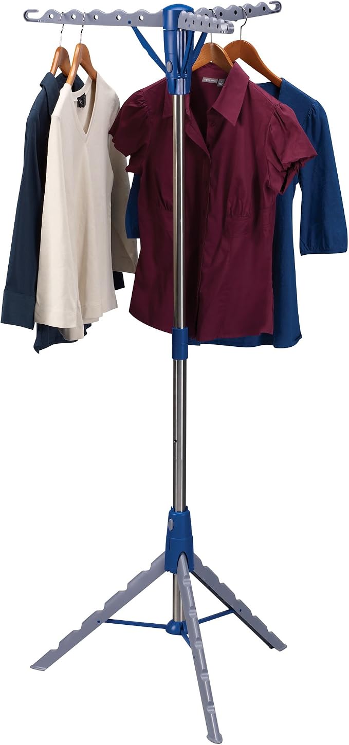 Household Essentials 5009-1 Collapsible Portable Indoor Tripod Clothes Drying - Image 3