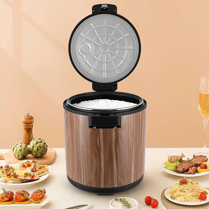 6Gal Electric Rice Food Warmer,Commercial Electric Food Warmer 110V Stainless Steel Hot Holding Cabinet With Two Temperature Settings For Restaurant Party Family Use