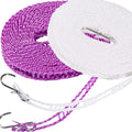 Foshine 2 Pack Clotheslines 1.64ft Length Camping Drying Rope Portable by Foshine