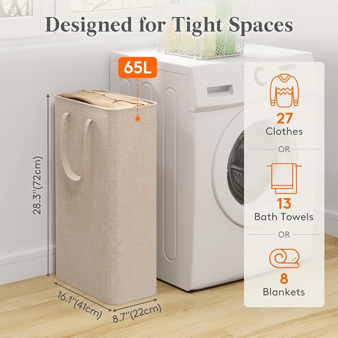 Lifewit Slim Collapsible Laundry Basket - Image 2