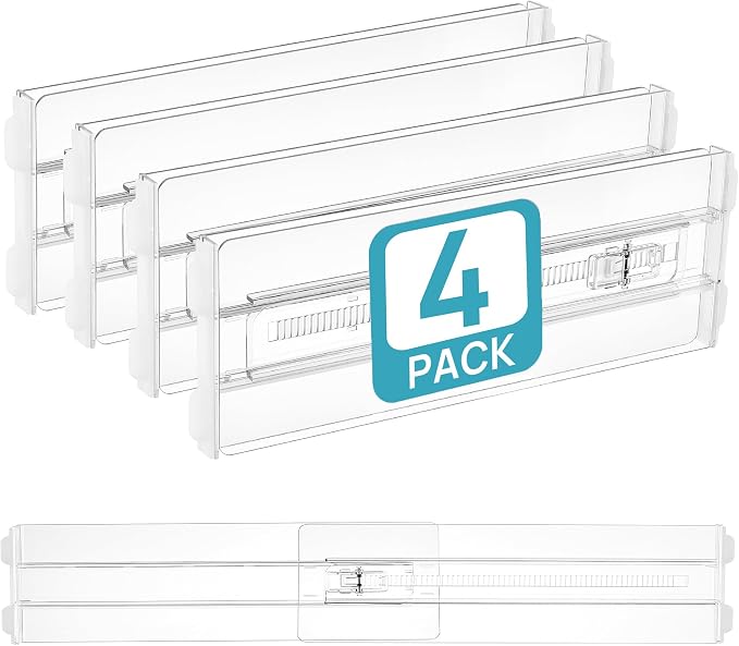 Vtopmart 4" High Drawer Dividers by Vtopmart