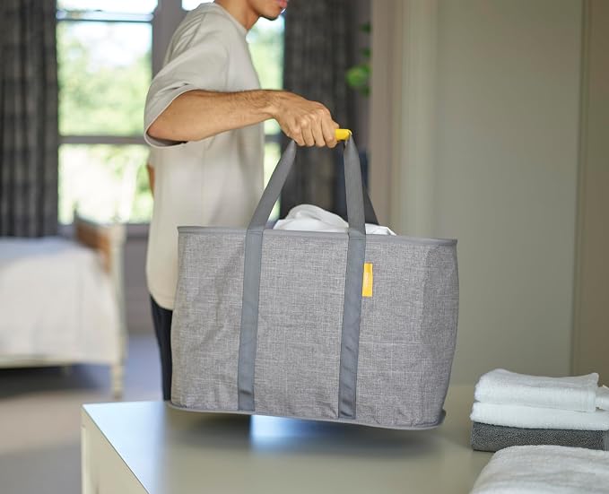 Joseph Joseph Hold-All Max Collapsible 55L/14.5 Gallon Washing Laundry Basket - Image 4