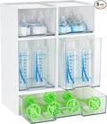 Vtopmart Stackable Storage Drawers Set of 5, Baby Bottle Organizer, Beauty by Vtopmart