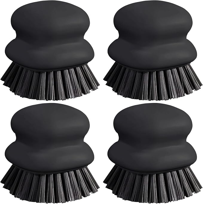 Dish Brush with Handle, Kitchen Scrub Brushes by CDHOME