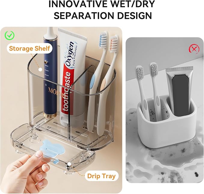 MOPMS Toothbrush Holders with Drainage - Image 4