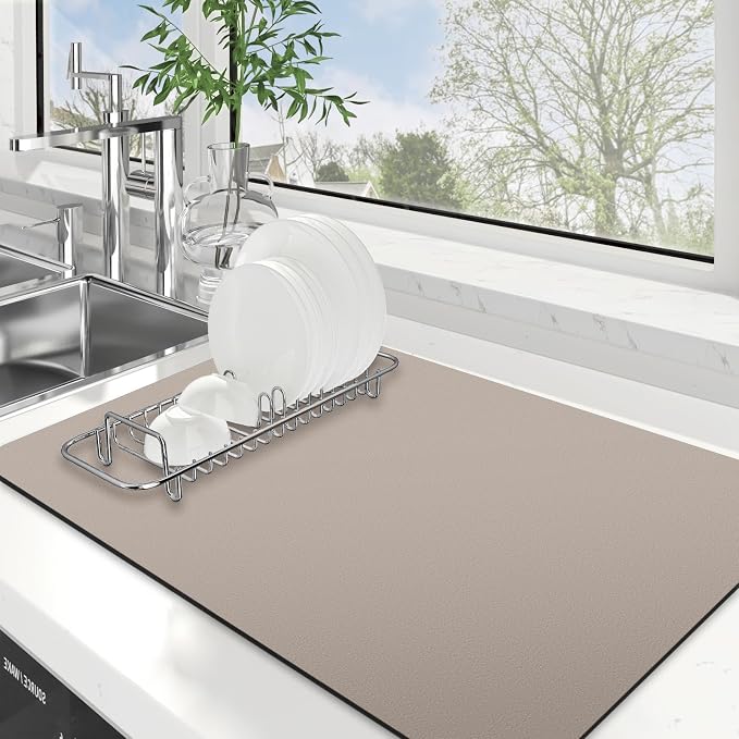 Dish Drying Mat Absorbent Dish Drying Mats by WiseLife