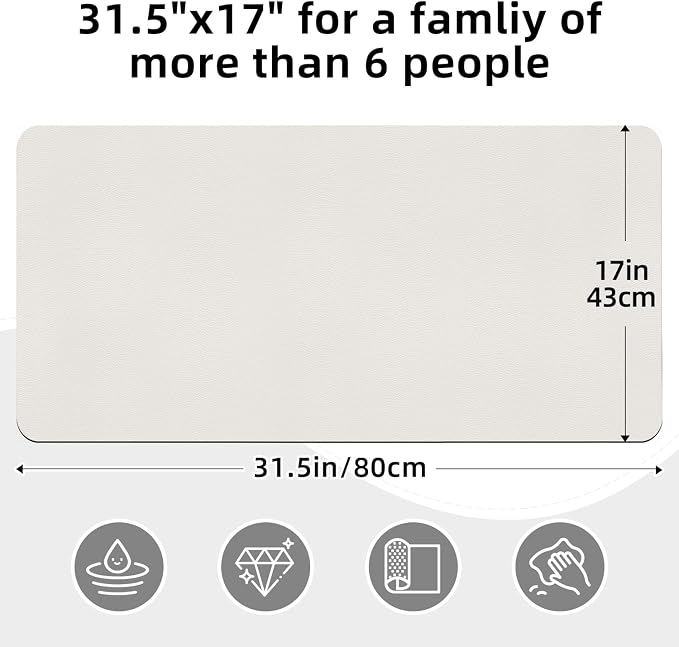 LOPNUR Extra Large Dish Drying Mat - Image 3