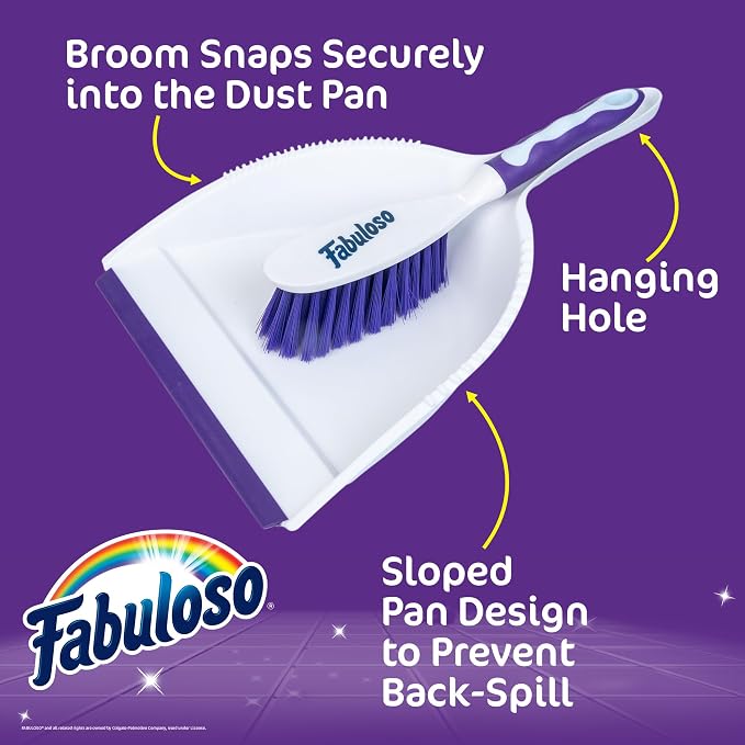Fabuloso Brush and Dustpan Set, hanging hole - Image 2