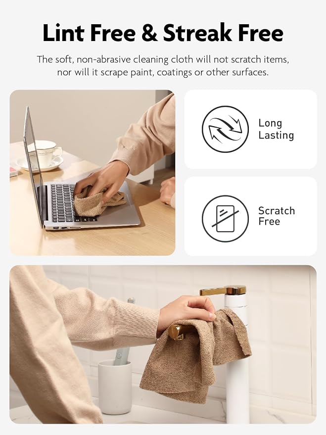Fantasticlean Microfiber Cleaning Cloth Roll- 40 Sheets, Tear-away Microfiber - Image 3