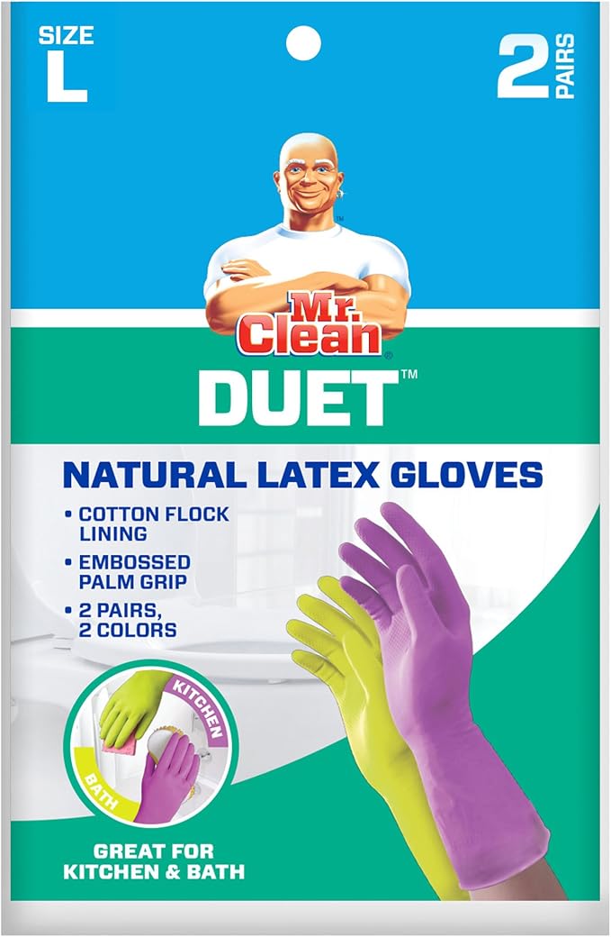 Mr. Clean Duet Reusable Latex Cleaning Gloves - Image 3