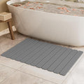 Large Stone Bath Mat 31.5 x 19.7in, Diatomaceous Earth Mat by SummerKiss