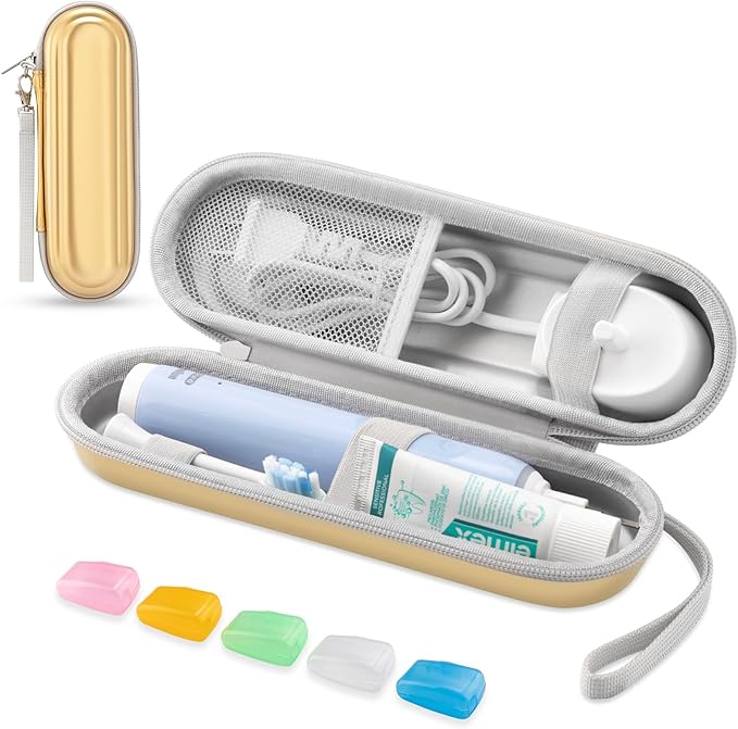 Toothbrush Travel Case for Oral B/Oral-B Pro 1000 1500 5000 7000 & Philips by TYSORETY