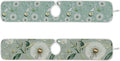 Sage Green Dandelion Mint Green Floral Avocado Sink Mat by Tatenale