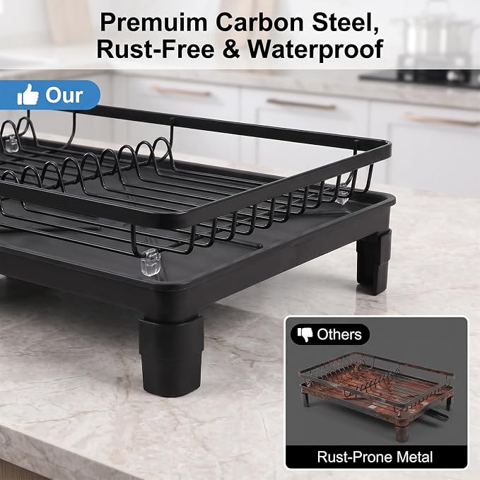 PureBox Dish Drying Rack for Kitchen Counter - Image 4