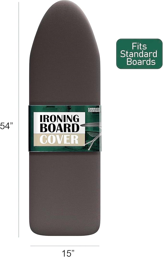 Hearth & Harbor Ironing Board Cover and Pad 15x54 Full Size, Thick Heavy Duty - Image 2