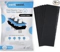 Activated Carbon Air Vent Filters for Home - 4" x 10" MERV 8 Electrostatic Floor Vent Filters that Trap Dust, Dirt, Smoke, Pollen, Hair - 90 Day Filtration (12 Pack)