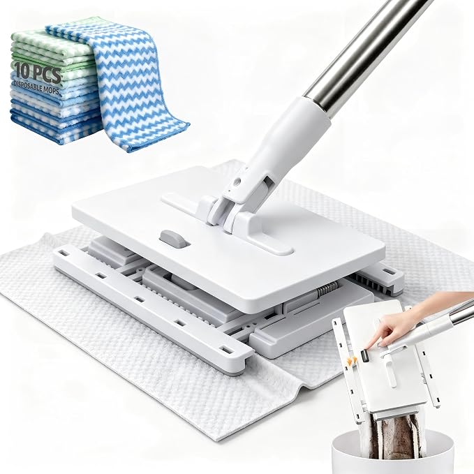Snap Grip Mini Mop, Hands Free Flat Mop by Unknown