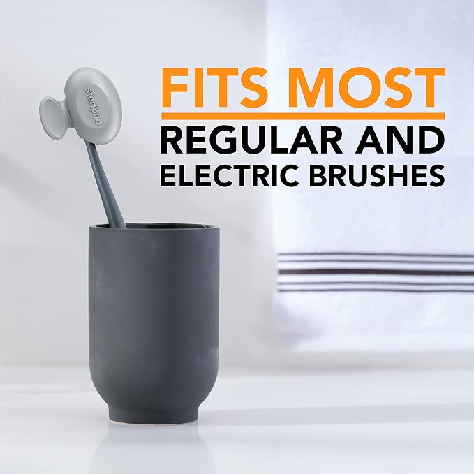 Steripod Clip-On Toothbrush Protectors, Keeps Toothbrush Clean, Fits Most - Image 3