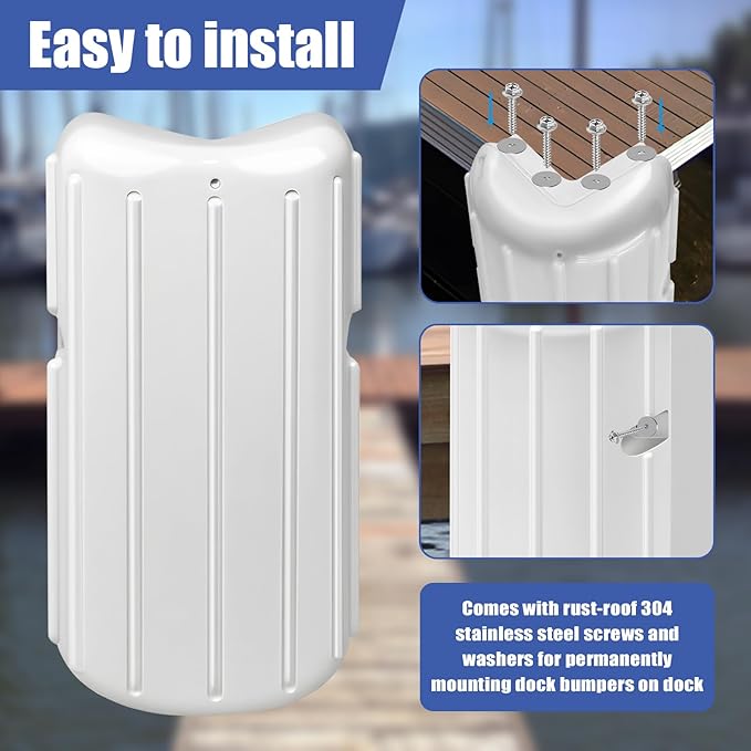 Corner Dock Bumper Fender, Inflatable Protection,Marine Corner Dock Fender Bumper, Protect Docks & Ships from Damage Caused collisions