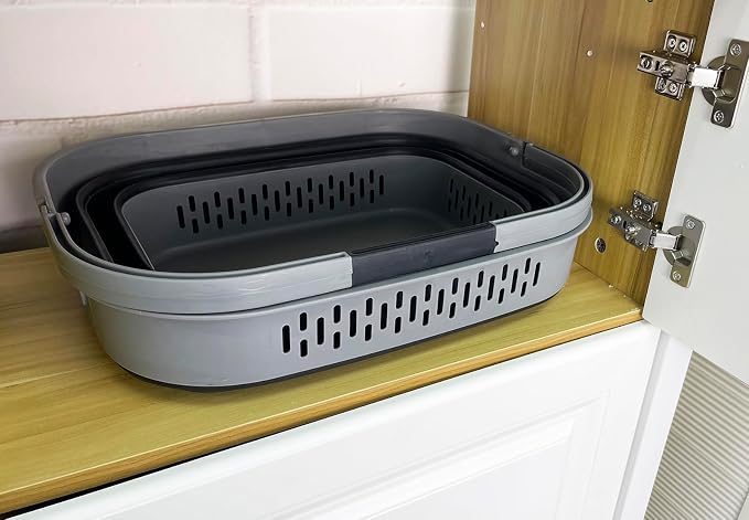 SAMMART 38L Collapsible Plastic Laundry Basket - Image 8