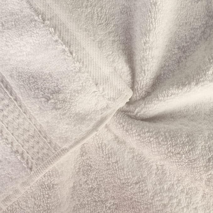 SUPERIOR Egyptian Cotton Pile Heavyweight Bath Sheet, 2 Piece Set, Cream | - Image 4