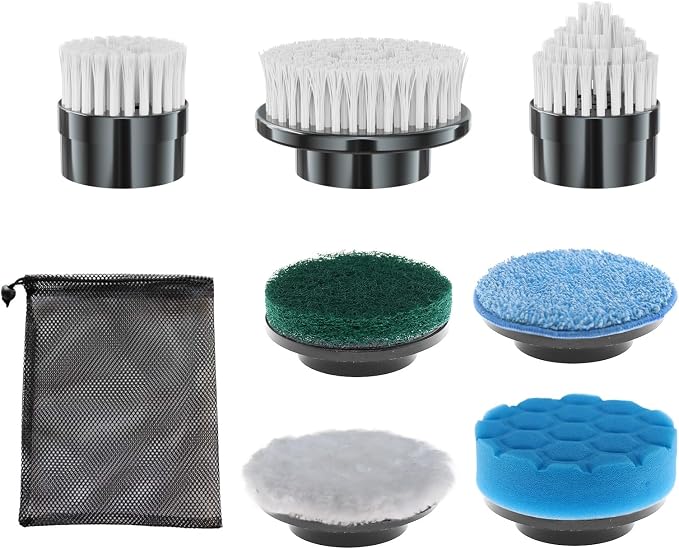 Electric Spin Scrubber Replacement Brush Heads, by Unknown