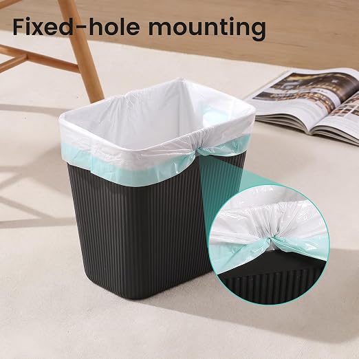 JOYMOOP Slim Trash Can 3-Pack, 2.2 Gallon Plastic Wastebasket - Image 3