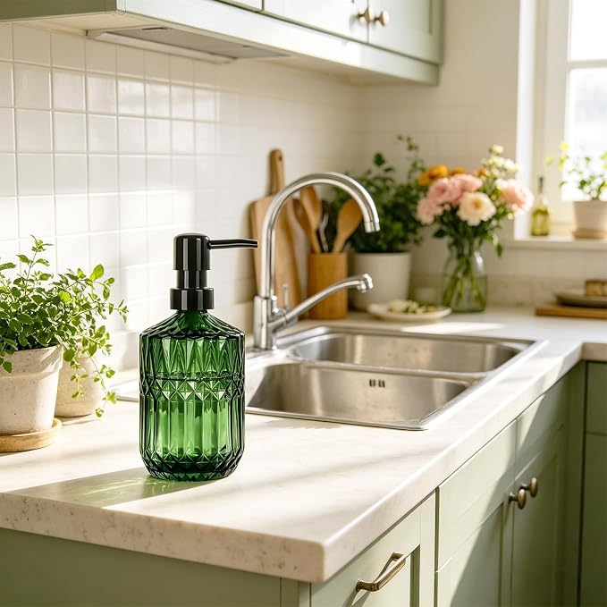 13.5oz Glass Soap Dispenser - Image 5