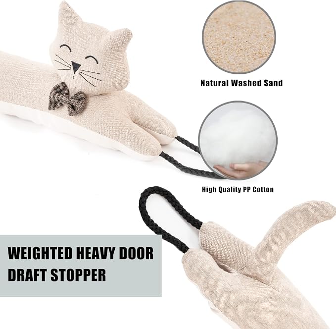 Under Door Draft Stopper Decorative Wind Stopper 48 inch - Image 4