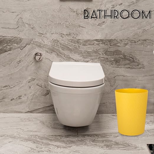 UUJOLY Small Bathroom Trash Can Wastebasket Garbage Can, 1.8 Gallon, Kids Room - Image 6