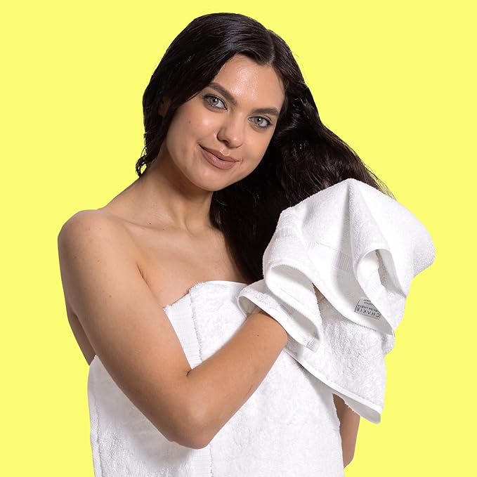 Chakir Turkish Linens 100% Cotton 6-Pack Hand Towels 16x30, Oeko-Tex Certified - Image 2