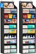 AOODA 2 Pack Over the Door Organizer, Large Capacity Closet Door Hanging by AOODA