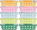 Ello Duraglass 3.4 Cup Glass Meal Prep Containers, 10 Pack by Ello