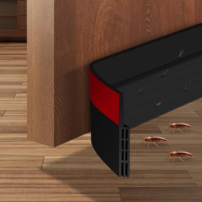 Ainiv Door Draft Stopper Under Door Seal, Adhesive Under Door Sweep Weather by Ainiv