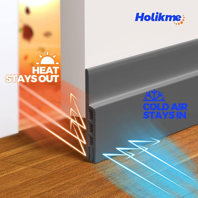 Holikme 2 Door Draft Stopper Sheets, Rolls & Strips | Under Door Draft Blocker - Image 4
