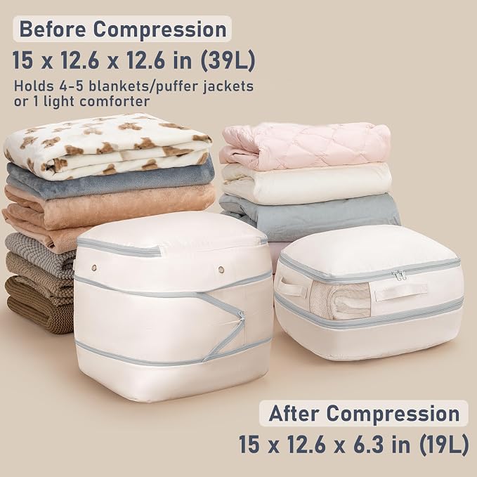 DIMJ Compression Storage Bags 8 Pack - Image 2