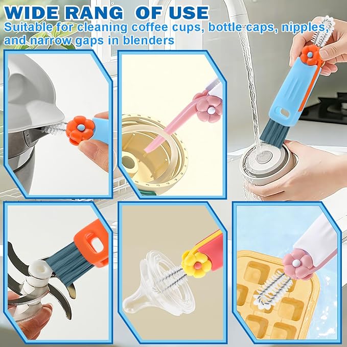 3 in 1 Cup Lid Cleaning Brush, Deep Clean Tool - Image 6