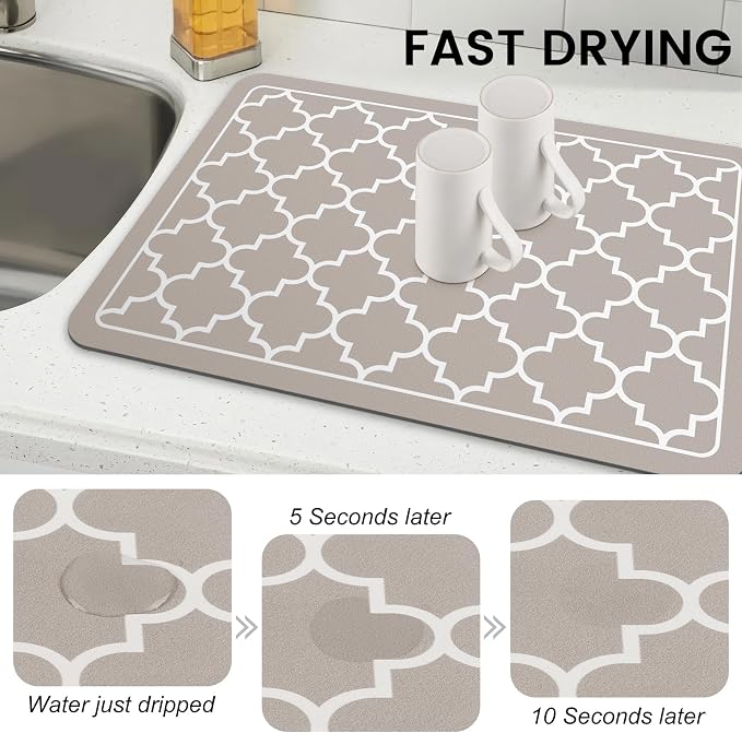 Dish Drying Mat Absorbent Dish Drying Mats - Image 3