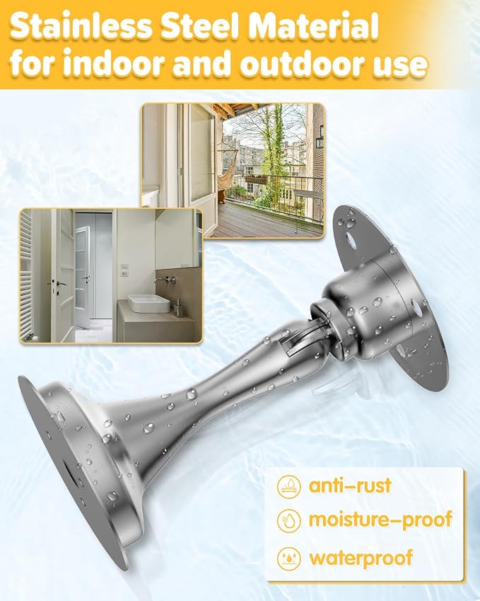 Magnetic Door Stoppers Bottom of Door Magnetic Door Catch Holder Wall Mount | - Image 4
