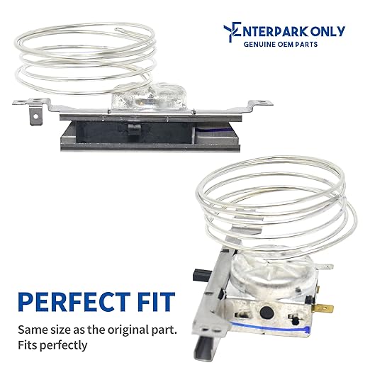 ENTERPARK New WP2315562 W11035627 Refrigerator Thermostat Cold Control Replacement Part for Whirlpool Replaces WP2315562 W11035627 W11088945 PS11740364 AP6007252