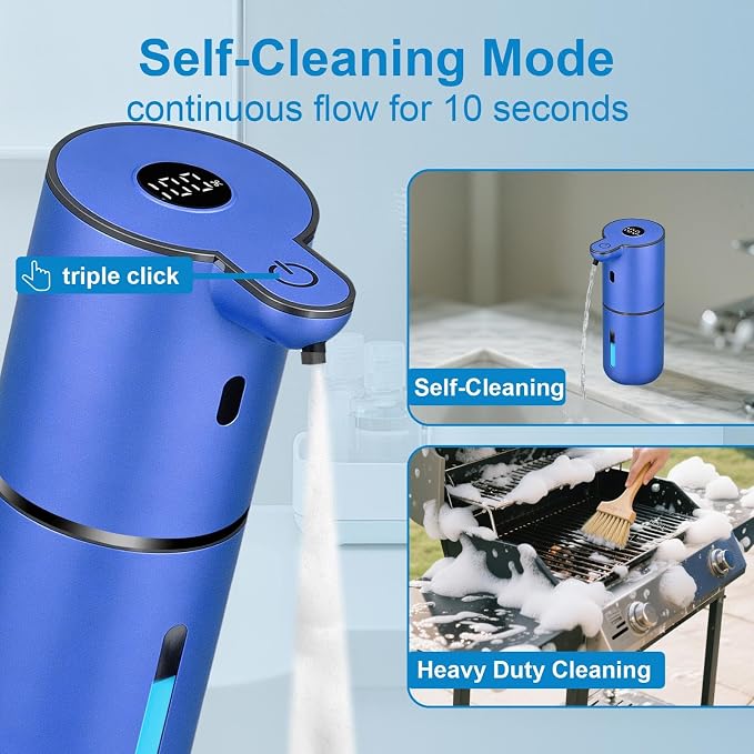 OHIFAST Automatic Foaming Soap Dispenser Touchless, USB Rechargeable Smart Hand - Image 4