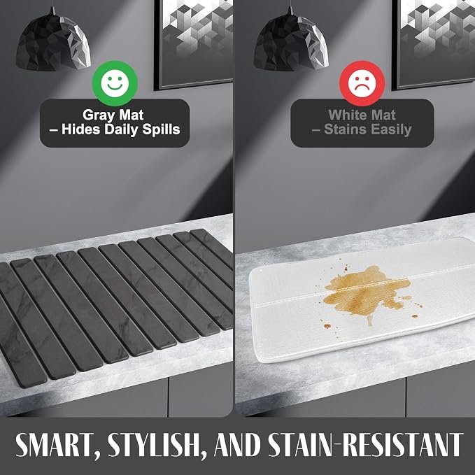 2 PCS Extra Large Stone Dish Drying Mat - Image 4