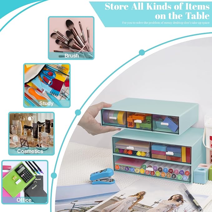 3 Tier Stackable Desk Organizer - Image 5