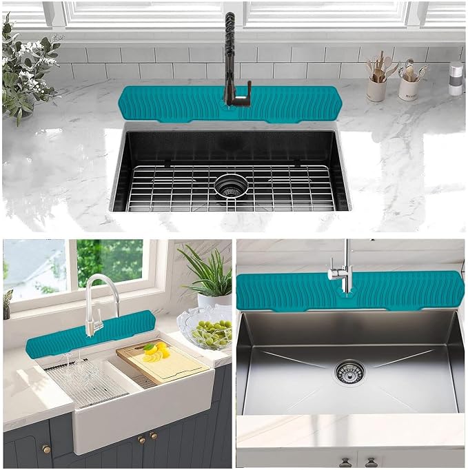 30 Inch Sink Splash Guard, Large Size Kitchen Sink Splash Guard, Longer - Image 3