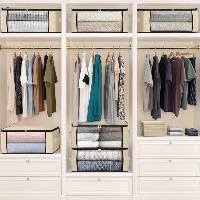 35L Closet Organizers, Foldable Under Bed Storage Containers | Storage Bags - Image 7